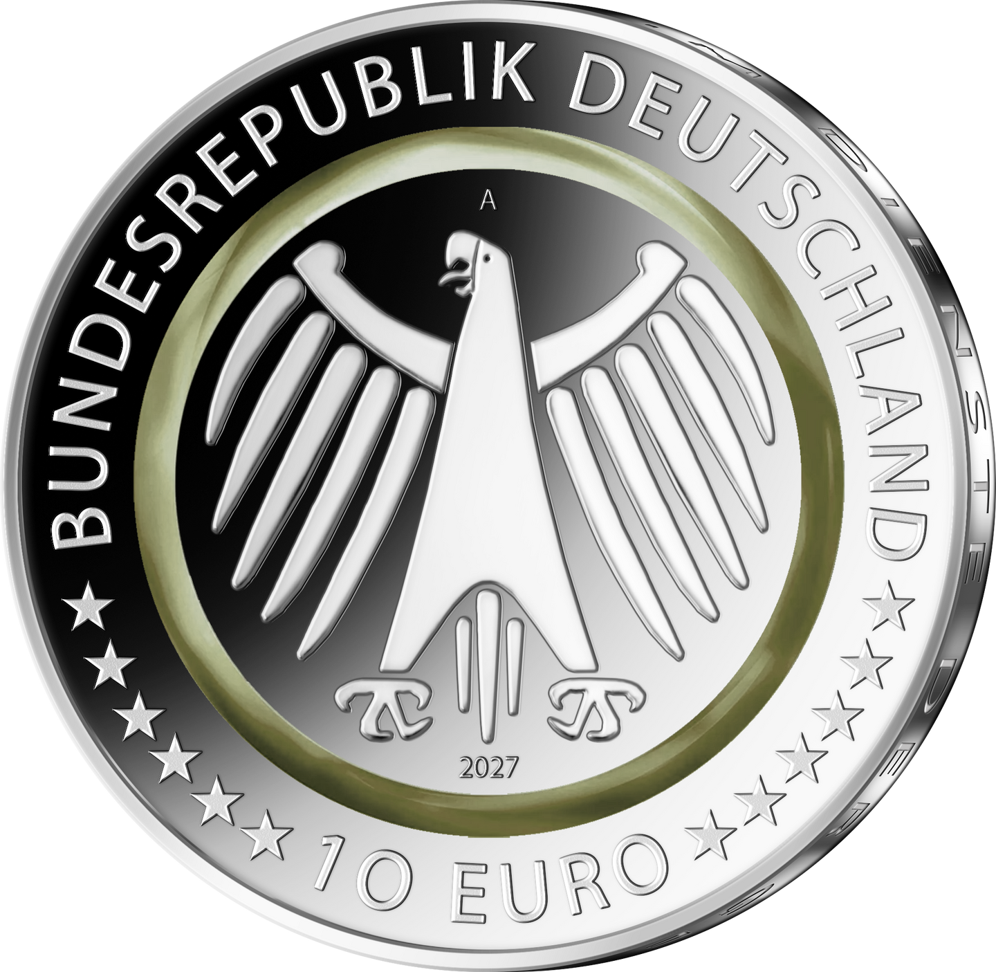 Rückseite Bundeswehr Gedenkmünze