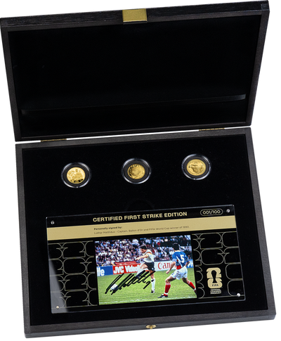 Premium-Gold-Satz USA – Kanada – Mexiko mit Original-Autogrammkarte!