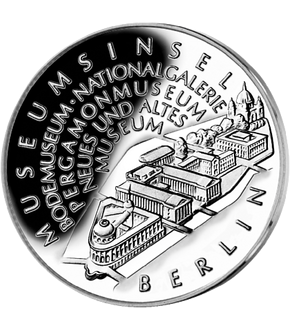 Die 10 Euro Gedenkmünze "Museumsinsel Berlin"