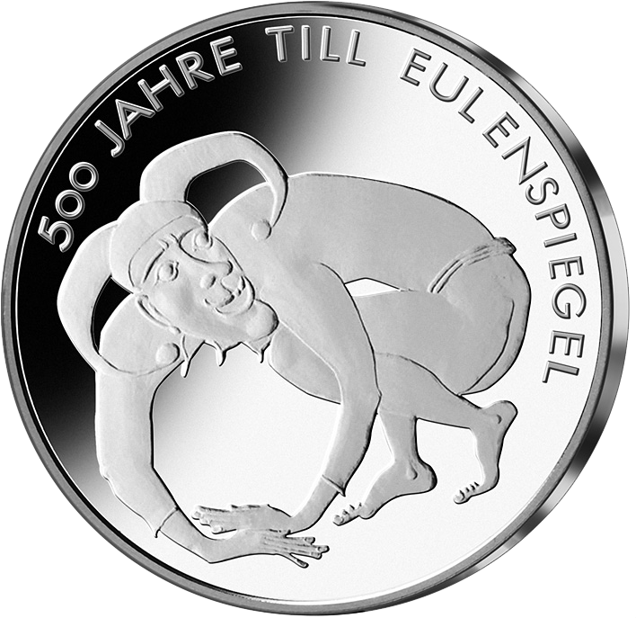Die 10 Euro Gedenkmünze "500 Jahre Till Eulenspiegel"!
