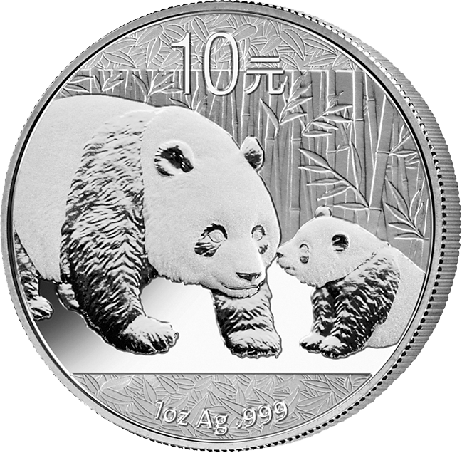 Die beliebte Panda-Münze aus China