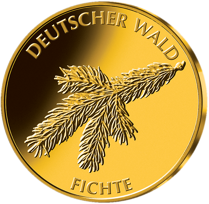 Die deutsche 20 Euro Goldmünze 2012 “Fichte“!