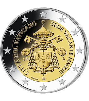 2 Euro Gedenkmünze "Sedisvakanz" 2013 aus dem Vatikan