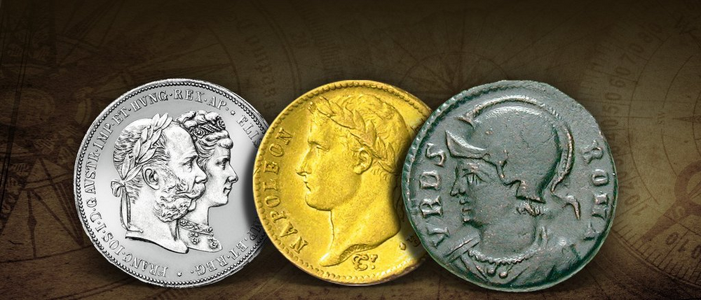 Historische Münzen in Silber und Gold