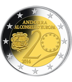 Die erste 2 Euro Gedenkmünze aus Andorra