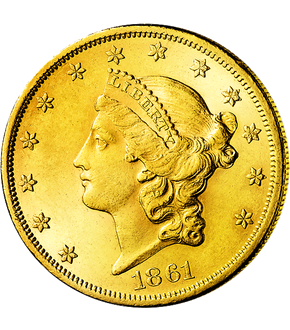 Die "Double Eagle" Goldmünze aus dem Amerikanischen Bürgerkrieg