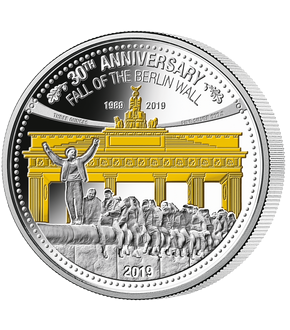 Die einzige 3-Unzen-Silbermünze "30 Jahre Mauerfall"