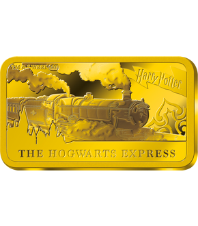 Monnaie-lingot en or pur «Poudlard express» 2020