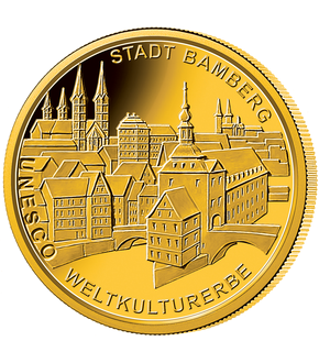 100 Euro Goldmünze 2004 "UNESCO Weltkulturerbestadt Bamberg"