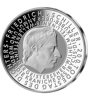 Die 10 Euro Gedenkmünze "200. Todestag Friedrich von Schiller"