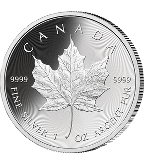 Monnaie en argent le plus pur «Feuille d'Erable» Canada 2021