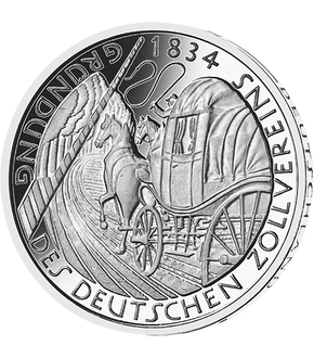 Offizielle 5 DM-Gedenkmünze "Deutscher Zollverein"