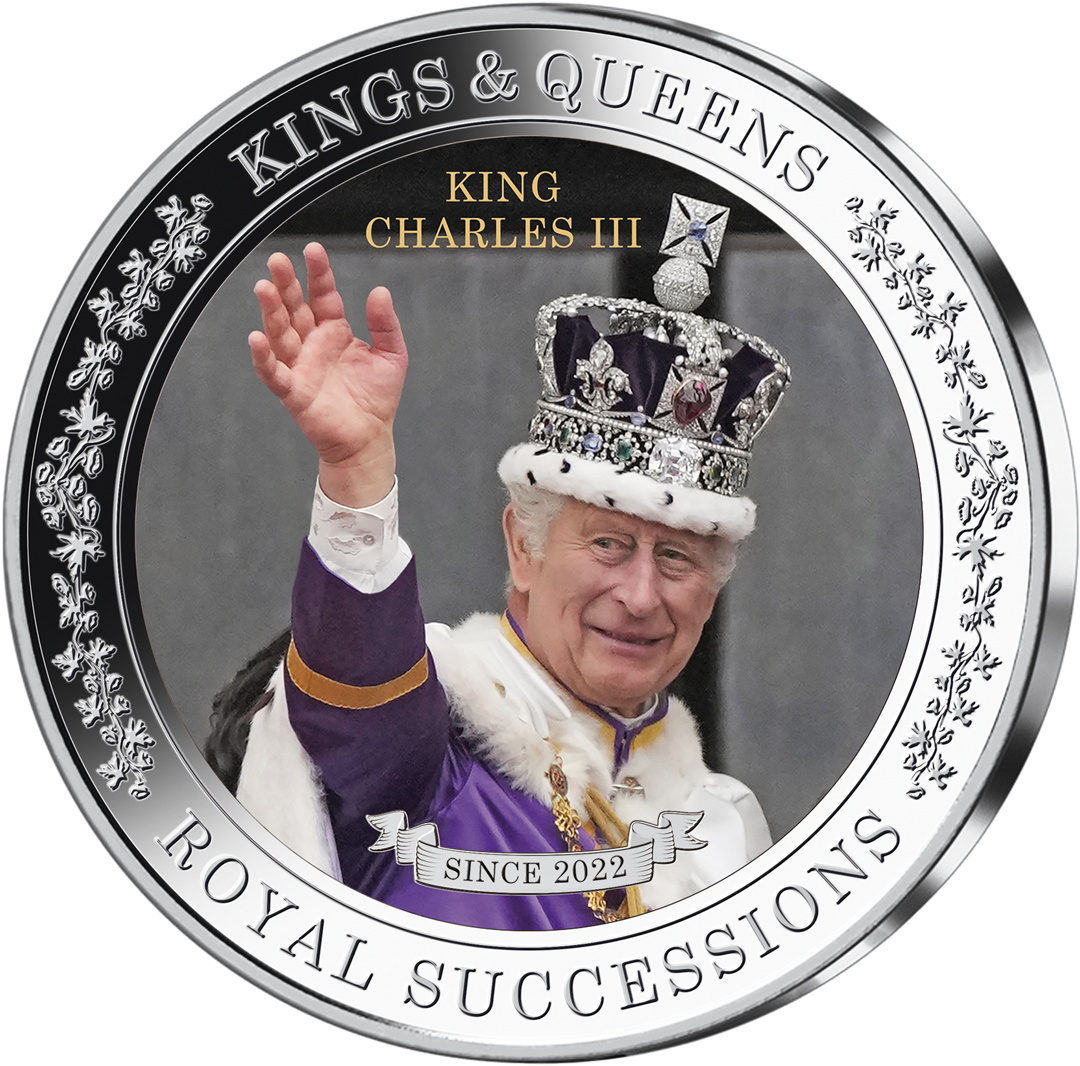 König Charles III. in Silber - Start der Kollektion "Kings & Queens"! 