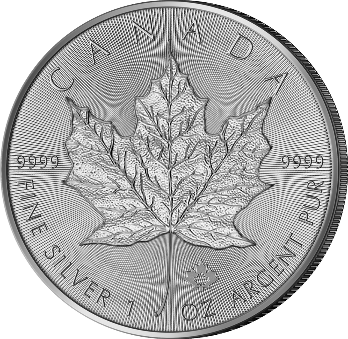 Die Vorderseite Ihrer Start-Lieferung der kanadischen 1 Unzen Silbermünze "Maple Leaf 2026"