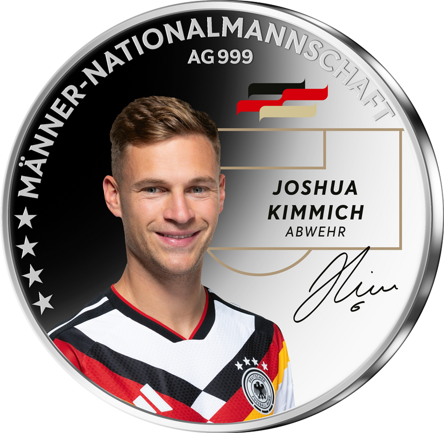 Teil 1 Ihrer Startlieferung: Die Vorderseite des Motivs „Joshua Kimmich”