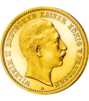 Das Gold der letzten deutschen Kaiser und Könige – Ihr Start: 10 Mark Kaiser Wilhelm II.