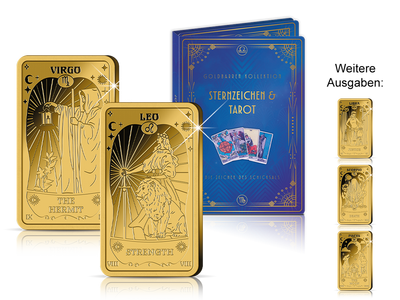 Neu: Goldbarren-Kollektion "Tarot und Sternzeichen" - 1/200 Unze