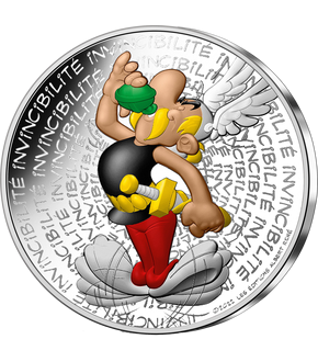 Monnaie officielle de 10 Euros en argent «Asterix - Invincibilité 9/18» 2022