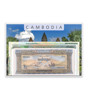 Kambodscha: 4 seltene Banknoten!