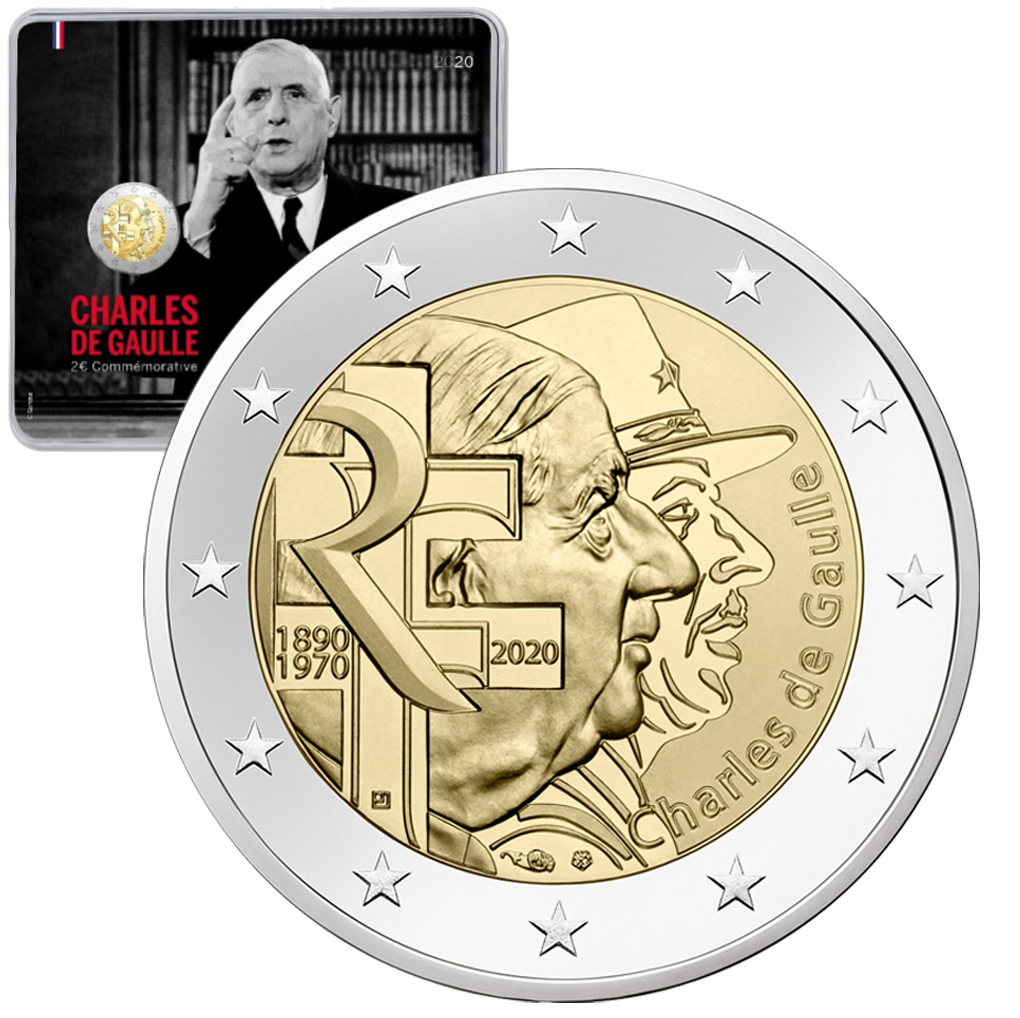 Monnaie De 2 Euros Charles De Gaulle 2020 Societe Francaise Des Monnaies Petite video hors sujet de ma chaine, mais une passion que j,aime bien en regardant les prix de vente de cette. la monnaie de 2 euros bu charles de gaulle 2020