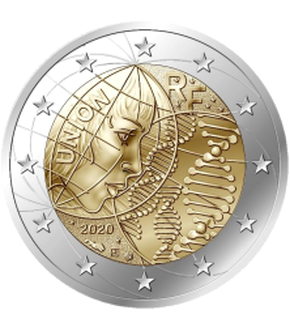 Épuisée à la Monnaie de Paris ! Monnaie commémorative de 2 Euros «Recherche Médicale» 2020