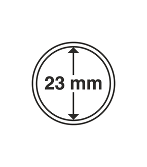Münzkapseln GRIPS 23 mm, 10er Pack