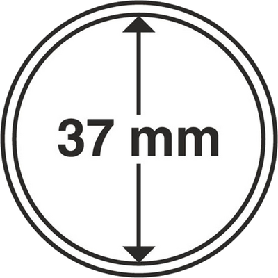 Münzkapseln GRIPS 37 mm, 10er Pack