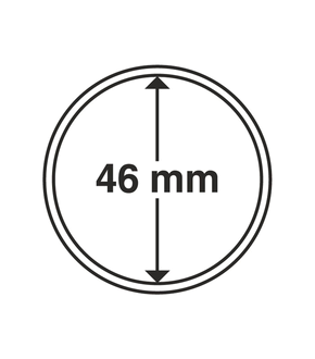 Münzkapseln GRIPS 46 mm, 10er Pack