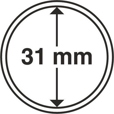 Münzkapseln GRIPS 31 mm, 10er Pack