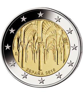 Monnaie de 2 Euros «Cathédrale de Cordoue» Espagne 2010
