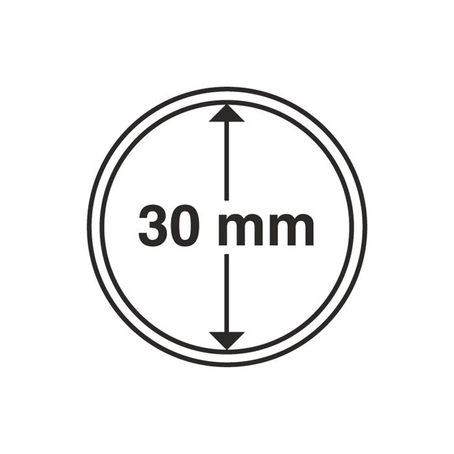 Münzkapseln GRIPS 30 mm, 10er Pack