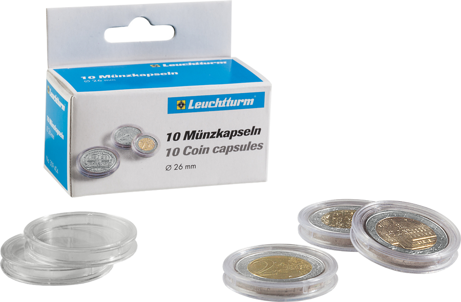 10er Pack Leuchtturm Kapseln 30 mm