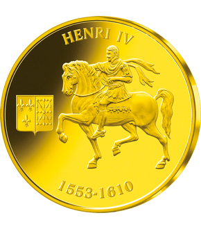 Frappe en or «Henri IV 1553-1610»