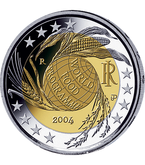 Monnaie de 2 Euros «50e anniversaire du Programme alimentaire mondial» Italie 2004