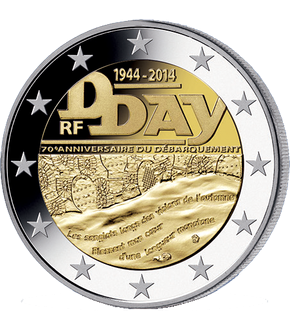 La monnaie de 2 Euros « France - D-DAY » 2014