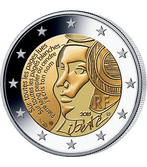 La monnaie de 2 Euros « France - 225ème anniversaire de la Fête de la Fédération » 2015
