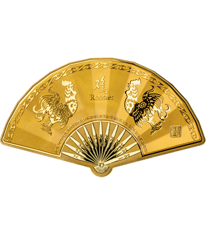 Frappe en cuivre dorée à l'or pur «Signe astrologique Chinois»
