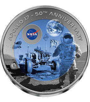Monnaie-anniversaire « 50 ans d’Apollo 17 »