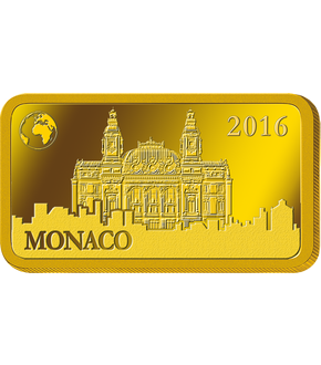 Monnaie-lingot « Opéra de Monte-Carlo » en or pur 