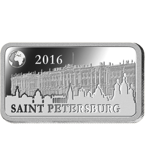St Petersbourg - Hermitage Lingot argent  