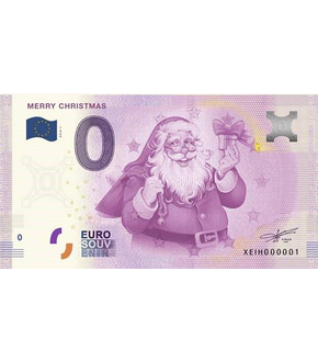 Billet Euro Souvenir «Joyeuses fêtes»
