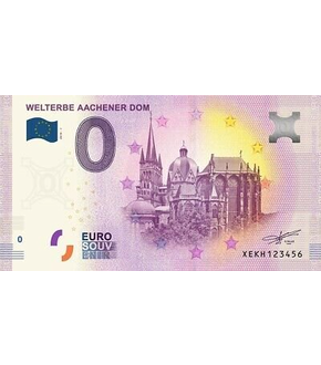 Billet 0 Euro-Souvenir «Cathédrale d’Aix-la-Chapelle»