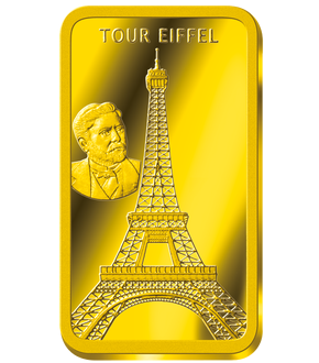 Une collection d'exception: les monuments emblématiques de la France en lingots or