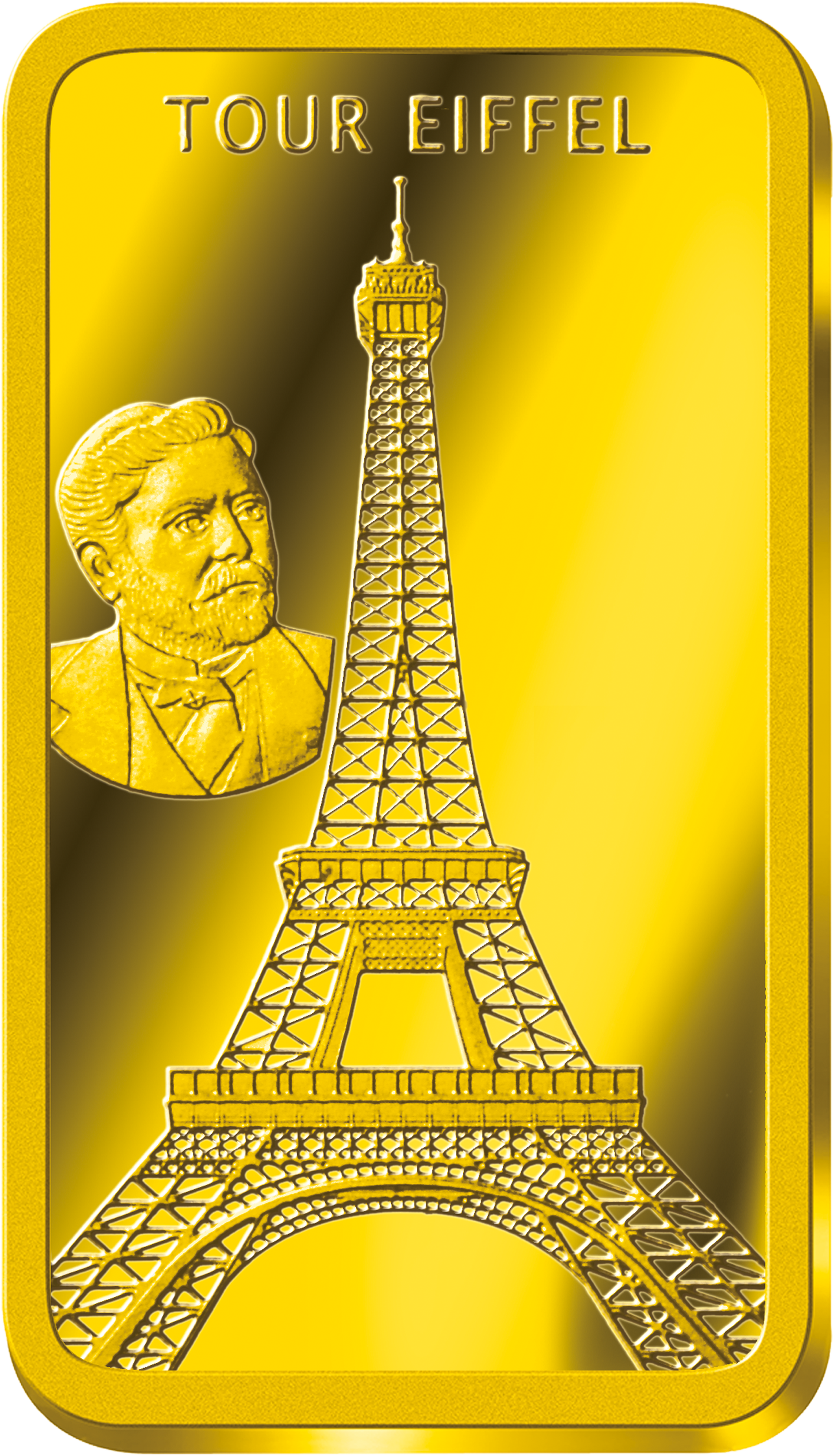 Lingot en or le plus pur «Tour Eiffel»