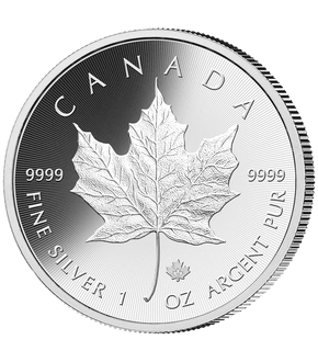 Monnaie en argent le plus pur «Feuille d’érable» Canada 2019