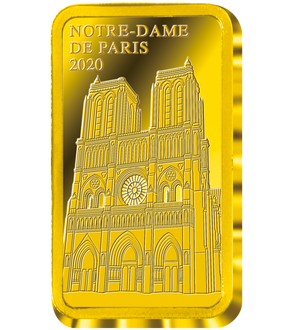 Set de 11 monnaies « Les Monuments en lingots » en or le plus pur