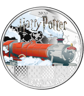 Monnaie officielle argentée et colorisée «Harry Potter - Poudlard Express» 2020