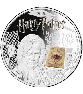 Monnaie officielle argentée et colorisée «Harry Potter - Sirius Black» 2020 