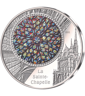 La frappe en argent massif et vitrail « Hommage à la Sainte-Chapelle » pour ses 780 ans !