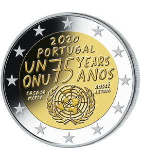 Monnaie commémorative de 2 Euros «75ème anniversaire des Nations Unies» Portugal 2020